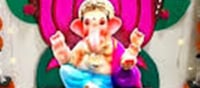 2025 Ganpati Decoration Ideas: Smooth Makhar For Ganeshotsav.